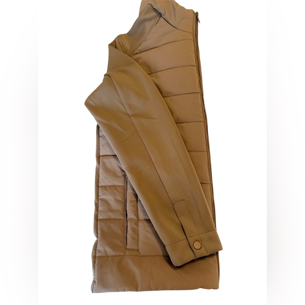 Men's Classic Tan Puffer Jacket size M